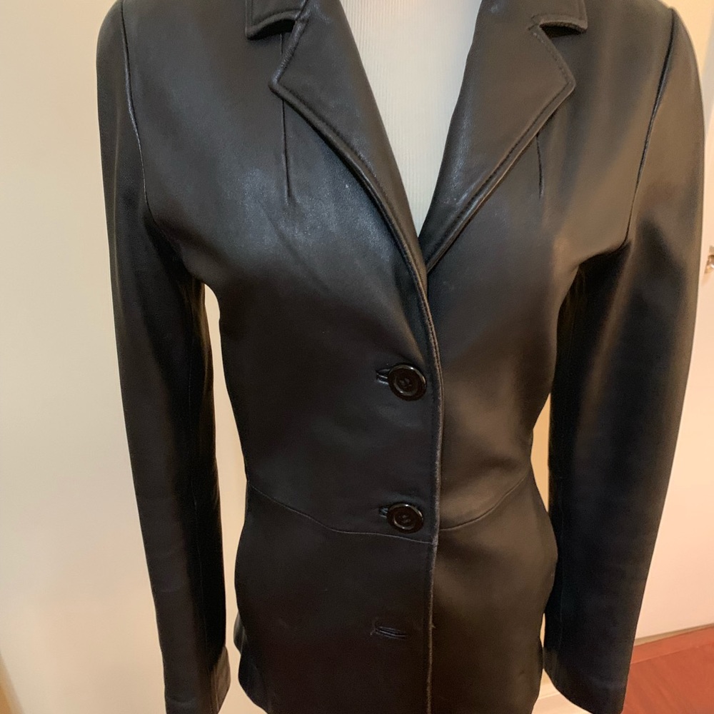 Charlotte Russe  leather black jacket